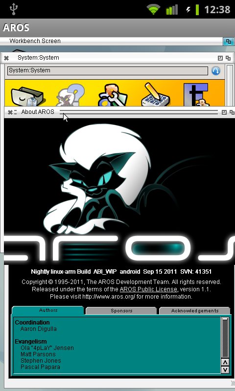 AROS Android ARM - About AROS Android ARM - About
