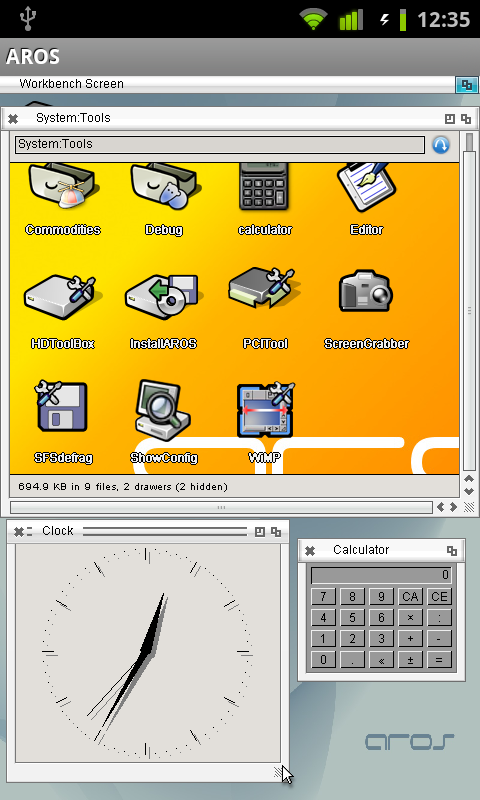 AROS Android ARM - Tools Calculator Clock AROS Android ARM - Tools Calculator Clock