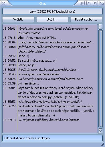 chat :-)
