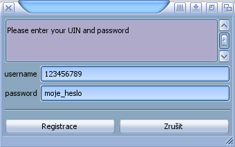 registrace ICQ