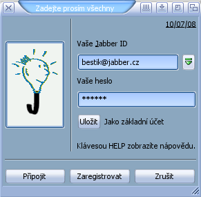 Prihlasovaci okno