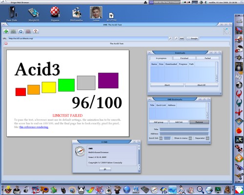 Acid3 OWB MorphOS Acid3 OWB MorphOS