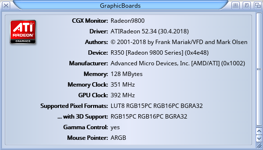 přetaktovan&yacute; Radeon9800Pro